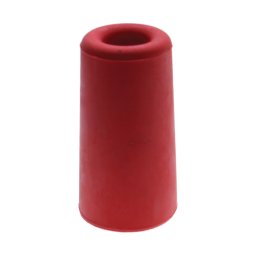 Deurbuffer rubber rood 25mm