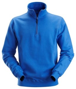 Zip sweatshirt blauw xl